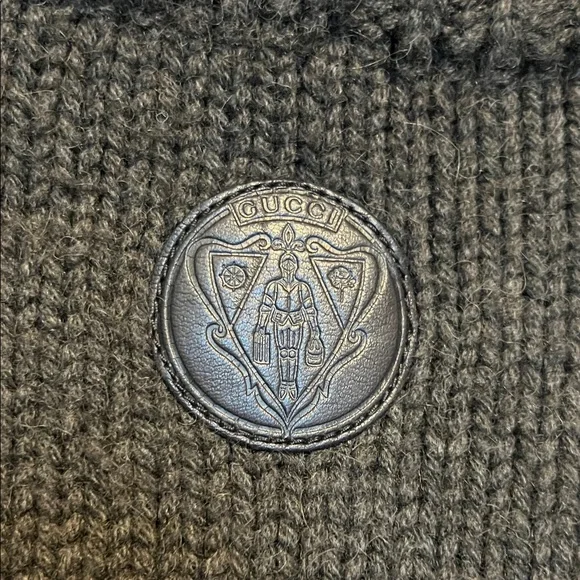 Gucci Brown Turtleneck Sweater Poncho - Picture 6 of 8